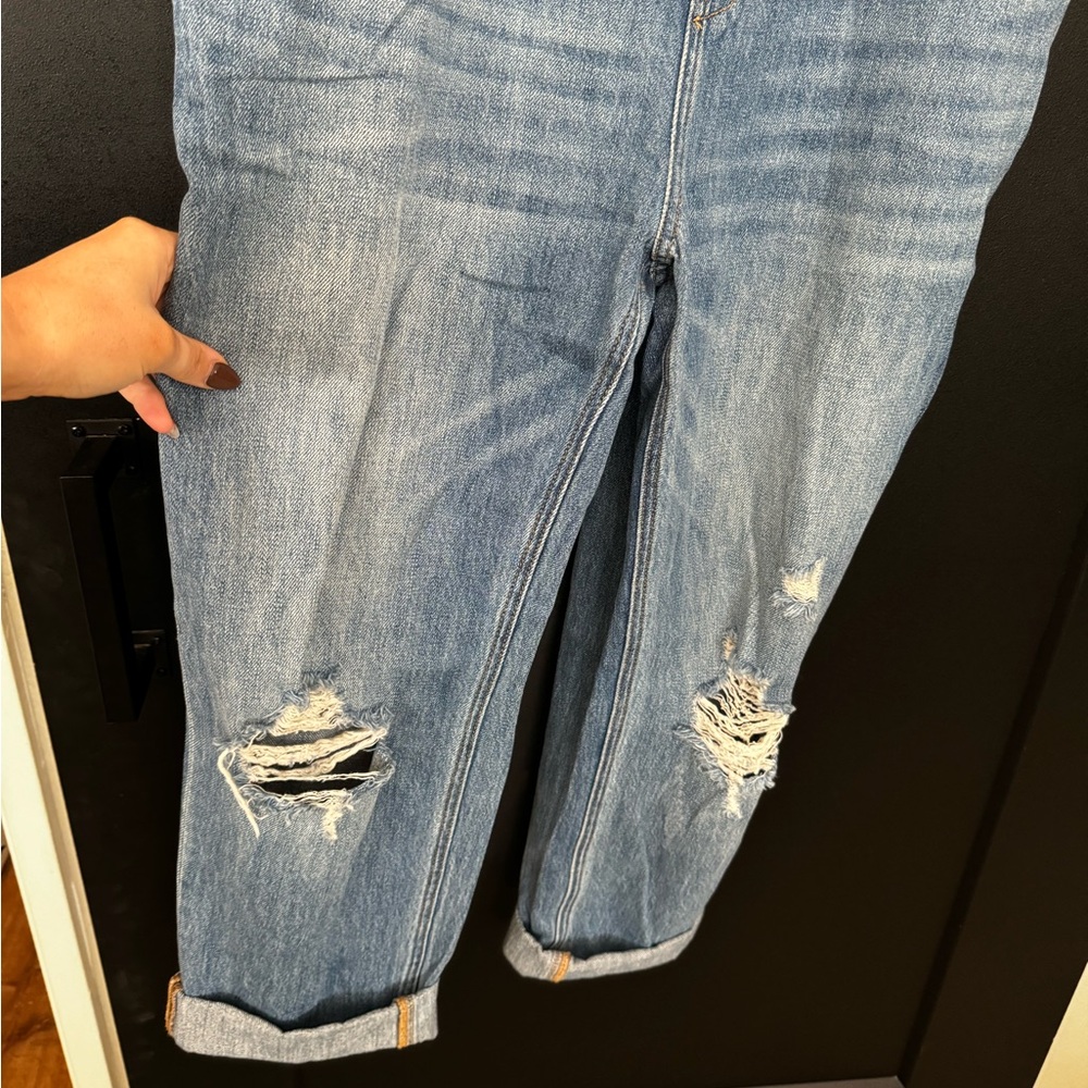Denim Overalls Women’s Jeans - Blue - Picture 5 of 6